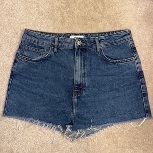 Forever 21 high waisted distressed denim shorts